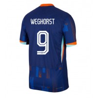 Netherlands Wout Weghorst #9 Replica Away Shirt Euro 2024 Short Sleeve